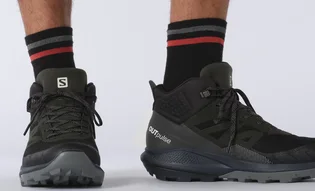 Кроссовки мужские Salomon Gore-Tex Outpulse Mid Gtx Black/Olive 415888-32