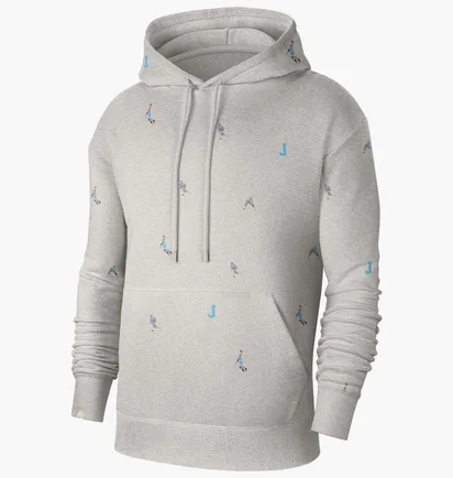 Худи мужское Air Jordan Ess Fleece Pulover White Dc9707-141