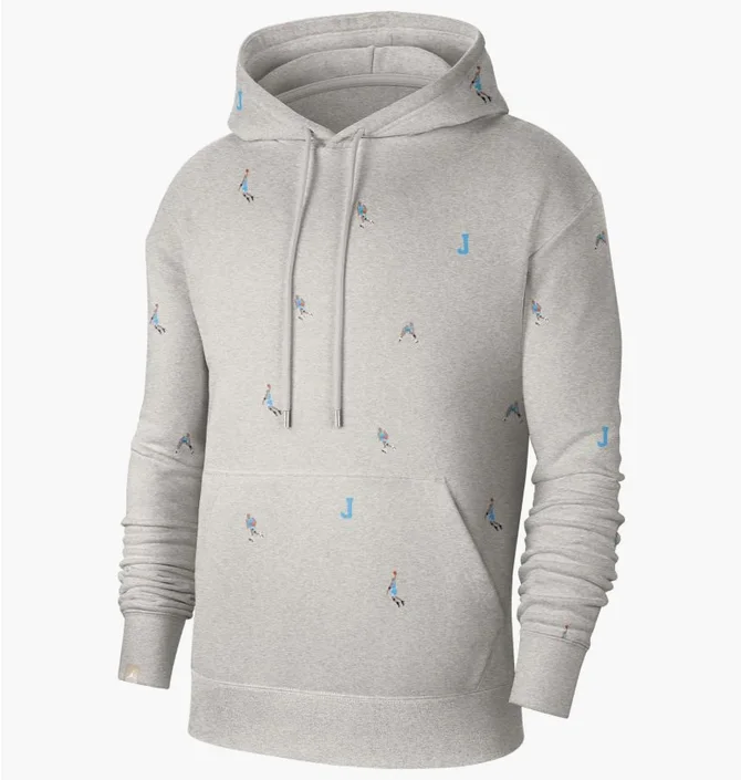 Худи мужское Air Jordan Ess Fleece Pulover White Dc9707-141
