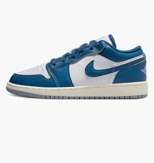 Кроссовки детские Air Jordan 1 Low Se Gs White/Blue FN9137-141