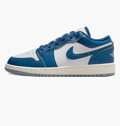 Кроссовки детские Air Jordan 1 Low Se Gs White/Blue FN9137-141