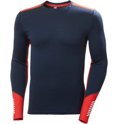 Термобелье мужское Helly Hansen Lifa Merino Midweight Crew Blue 49364-598