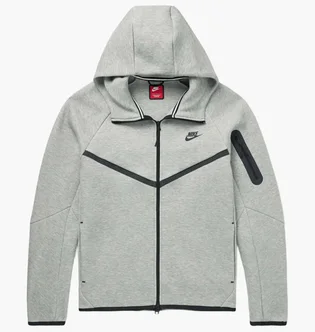 Толстовка жіноча Nike Sportswear Windrunner Tech Fleece Grey HV6747-063