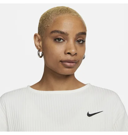 Футболка женская Nike Nsw Rib Jrsy Ss Top White DV7870-133