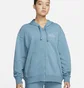 Куртка жіноча Nike Dri-Fit Get Fit WomenS Graphic Full-Zip Training Hoodie Light Blue DQ5536-440