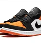 Кроссовки мужские Air Jordan 1 Low Black/Orange 553558-128