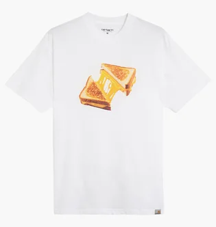 Футболка унисекс Carhartt WIP Cheese Toast White I036882-02XX