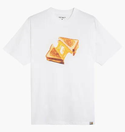 Футболка унисекс Carhartt WIP Cheese Toast White I036882-02XX