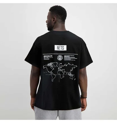 Футболка мужская Nike Nba Brooklyn Black CK8003-010