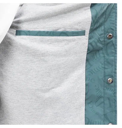 Рубашка унисекс Dime Allover Coach Jacket Turquoise DIMES7000DKGR