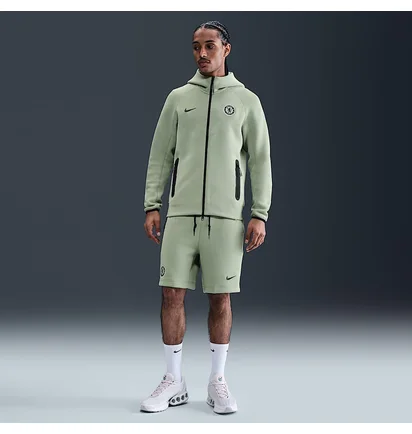 Толстовка мужская Nike Sportswear Tech Fleece Chelsea Fc Olive HJ6424-370