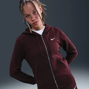 Толстовка жіноча Nike Nsw Phnx Flc Std Fz Hdy Bordo HJ0995-652