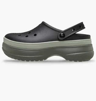 Тапочки унисекс Crocs Classic Stacked Clog Olive 211355-001