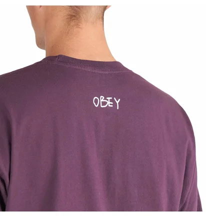 Футболка мужская OBEY Mental Hygiene Heavyweight Violet 166913914-PLP