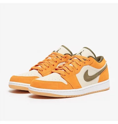 Кросівки чоловічі Air Jordan 1 Low Se Orange/Beige DH6931-102