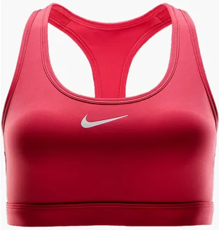 Топ женский Nike Swoosh Medium Support Pink DX6821-629