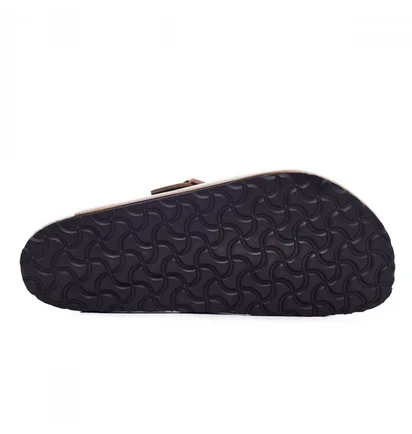Тапочки мужские BIRKENSTOCK Boston Oiled Nubuck Leather Tabacco Grey 960811