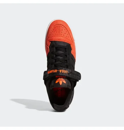 Кросівки чоловічі Adidas Forum Low Atlanta Black/Orange Gz6604