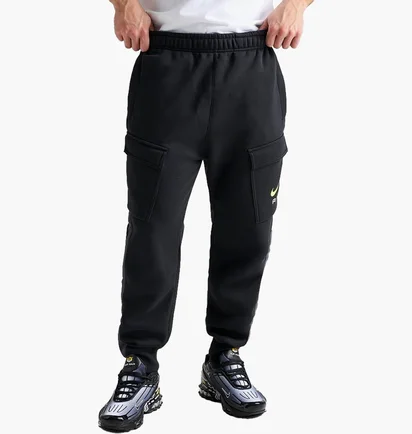 Штани чоловічі Nike Air Retro Fleece Cargo Pants Black FN7693-011