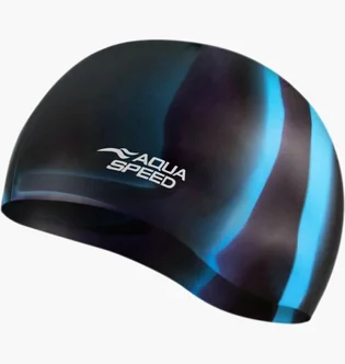 Шапочка для плавания Aqua Speed Bunt Black/Blue 113-33