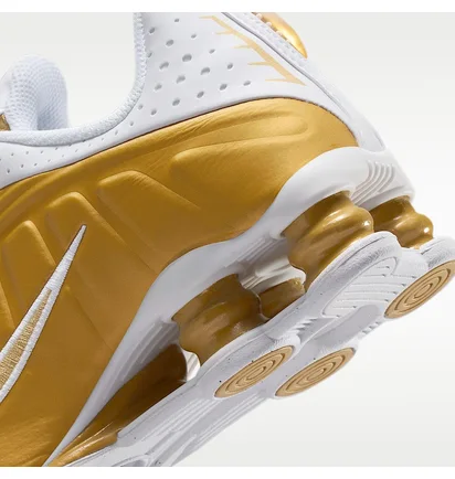 Кросівки дитячі Nike Shox R4 Big Kids Shoes Gold/White CW2626-700