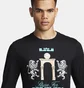 Лонгслів чоловічий Nike T-Shirtlebron Black FQ4908-010