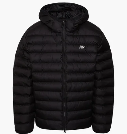 Куртка чоловіча New Balance Hooded Puffer Black MO53500BK