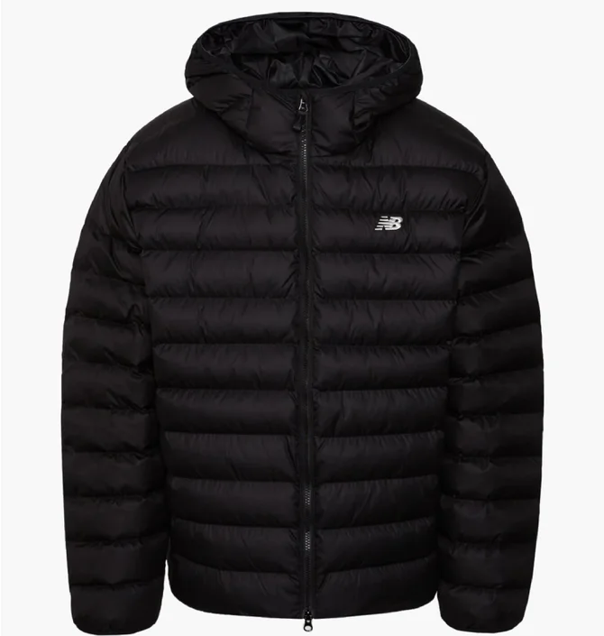 Куртка чоловіча New Balance Hooded Puffer Black MO53500BK