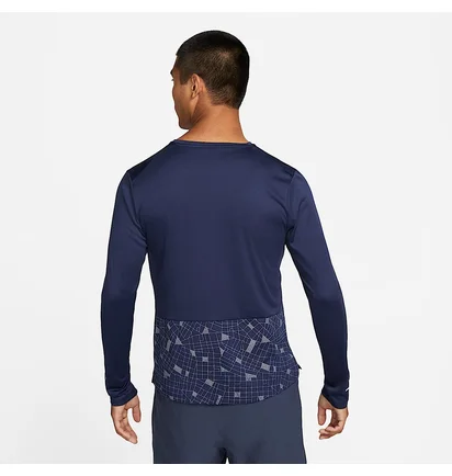 Лонгслів чоловічий Nike Dri-Fit Miler Run Division Blue DQ6493-410
