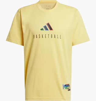 Футболка мужская Adidas Wwh Logo G T Yellow IY1155