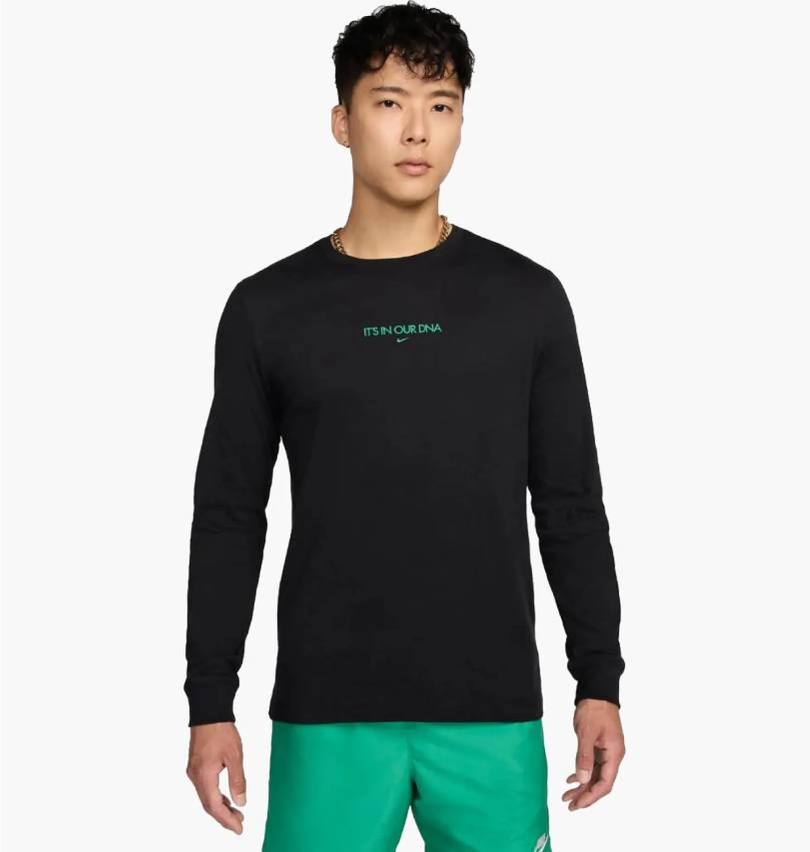 ᐉ Лонгслив мужской Nike Nsw Tee Ls Oc Lbr Segb Black FZ5401-010