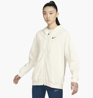 Толстовка жіноча Nike Nsw Jrsy Os Fz Hoodie Beige DM6415-133