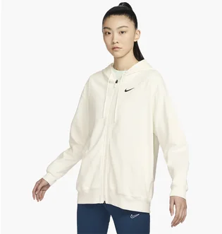 Толстовка женская Nike Nsw Jrsy Os Fz Hoodie Beige DM6415-133