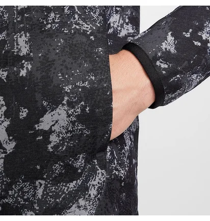 Толстовка мужская Nike Tech Fleece Hoodie Camo/Grey HV5055-060