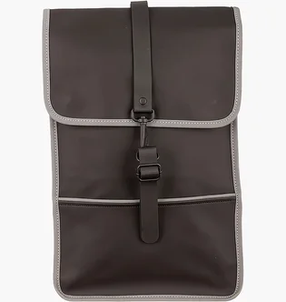 Рюкзак унісекс Rains Backpacks Brown 1280-BLACKREFLECTIVE