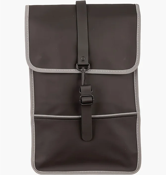 Рюкзак унісекс Rains Backpacks Brown 1280-BLACKREFLECTIVE