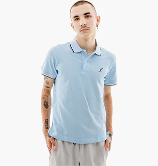 Поло чоловіче AUSTRALIAN 2-Stripe Pique Polo S-Fit Light Blue LSUPO0004-440