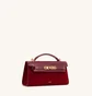 Сумка жіноча JW PEI Noor Faux Suede Top Handle Bag Bordo BB2025BG121869JWP