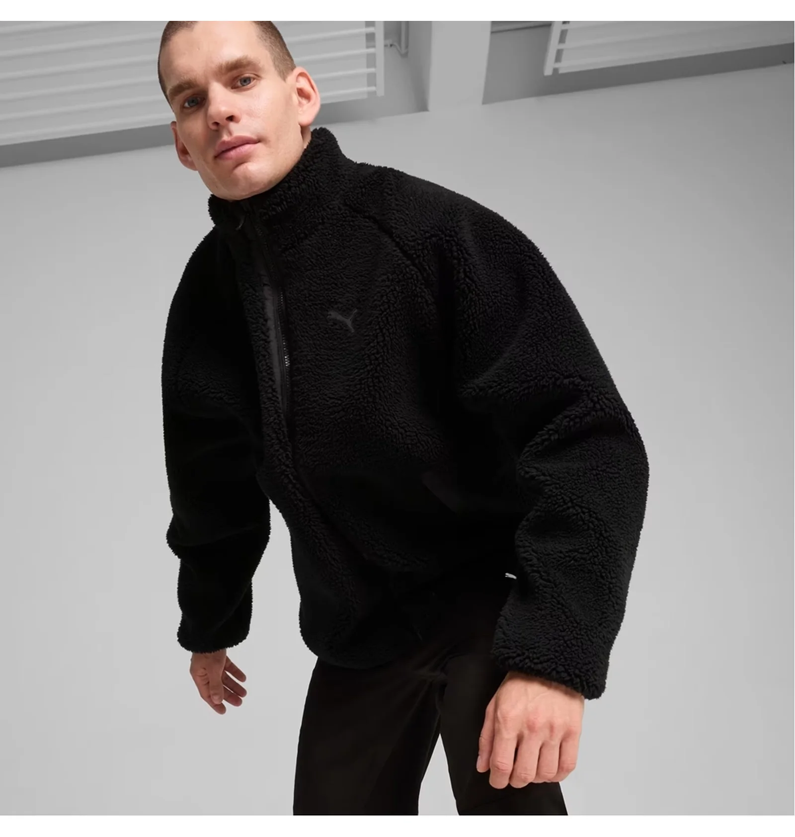 ᐉ Кофта чоловіча Puma Reversible Sherpa Jacket Men Black 626472