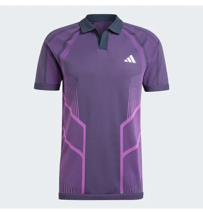 Поло мужское Adidas Tennis Pro Seamless Aeroready Freelift Polo Violet IM8894