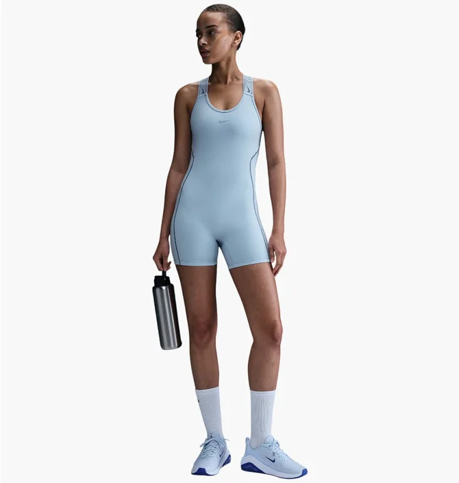 Боді жіноче Nike WomenS Dri-Fit Bodysuit Light Blue HV6963-440