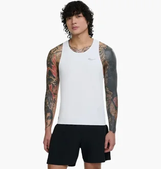 Майка чоловіча Saucony Endorphin Singlet White SAM800382-WH