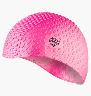 Шапочка для плавания Aqua Speed Bubble 102-03 Pink 102-03
