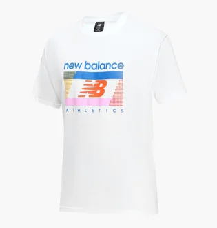 Футболка чоловіча New Balance Athletics Amplified White MT21502WT