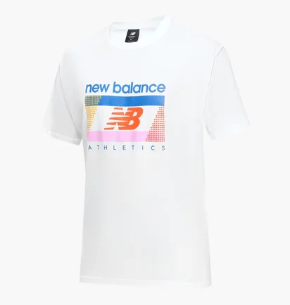 Футболка чоловіча New Balance Athletics Amplified White MT21502WT