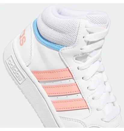 Кроссовки детские Adidas Hoops Mid Shoes White Gw6110