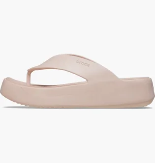 Тапочки женские Crocs Gateway Platform Flip Beige 209410-6UR