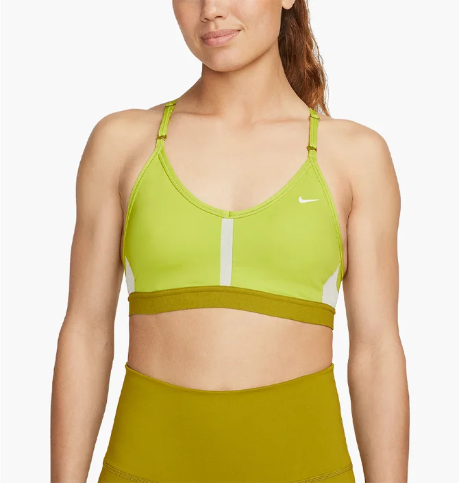 Топ женский Nike Indy Bra V-Neck Green CZ4456-308