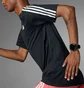 Футболка чоловіча Adidas Own The Run 3-Stripes Tee Black IQ3834