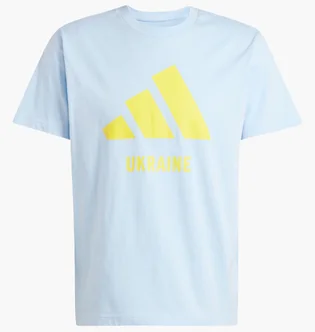 Футболка унисекс Adidas Ukraine Sportswear Light Blue JN3931